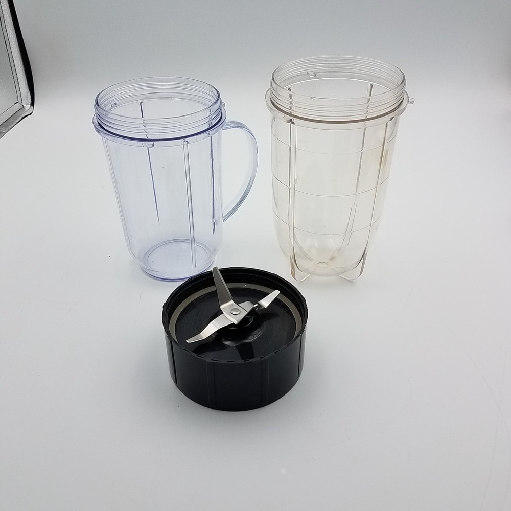 Magic Bullet Blender Assorted Cups & Replacement Blade - 2 Cups and 1 Blade